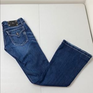 Miss Me Signature Flare Flap Pocket Jeans 27